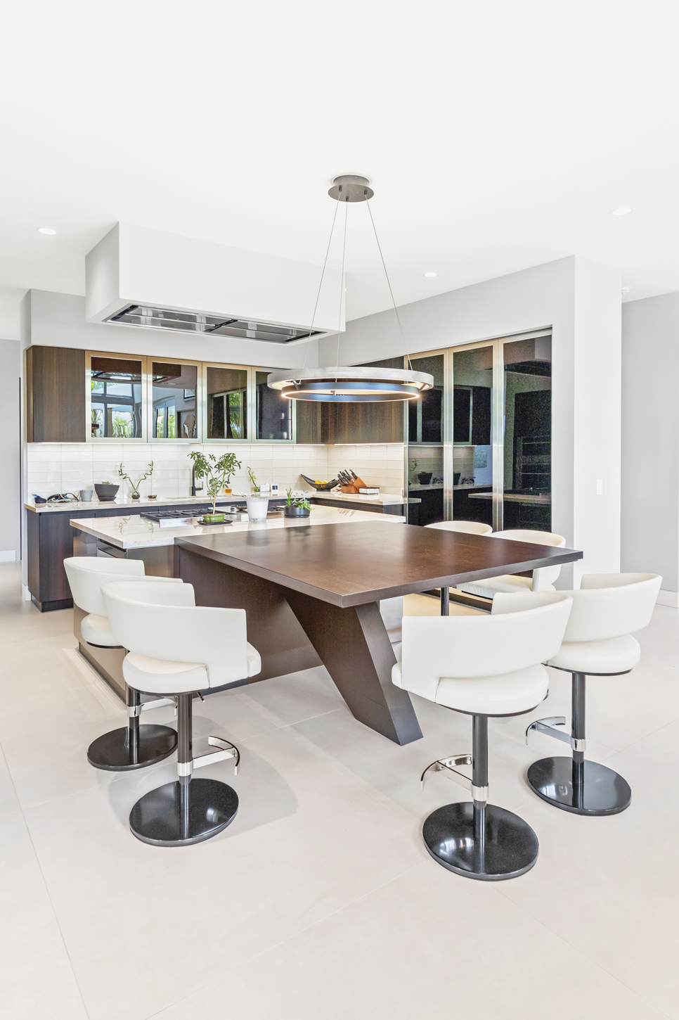 Custom kitchen dining table